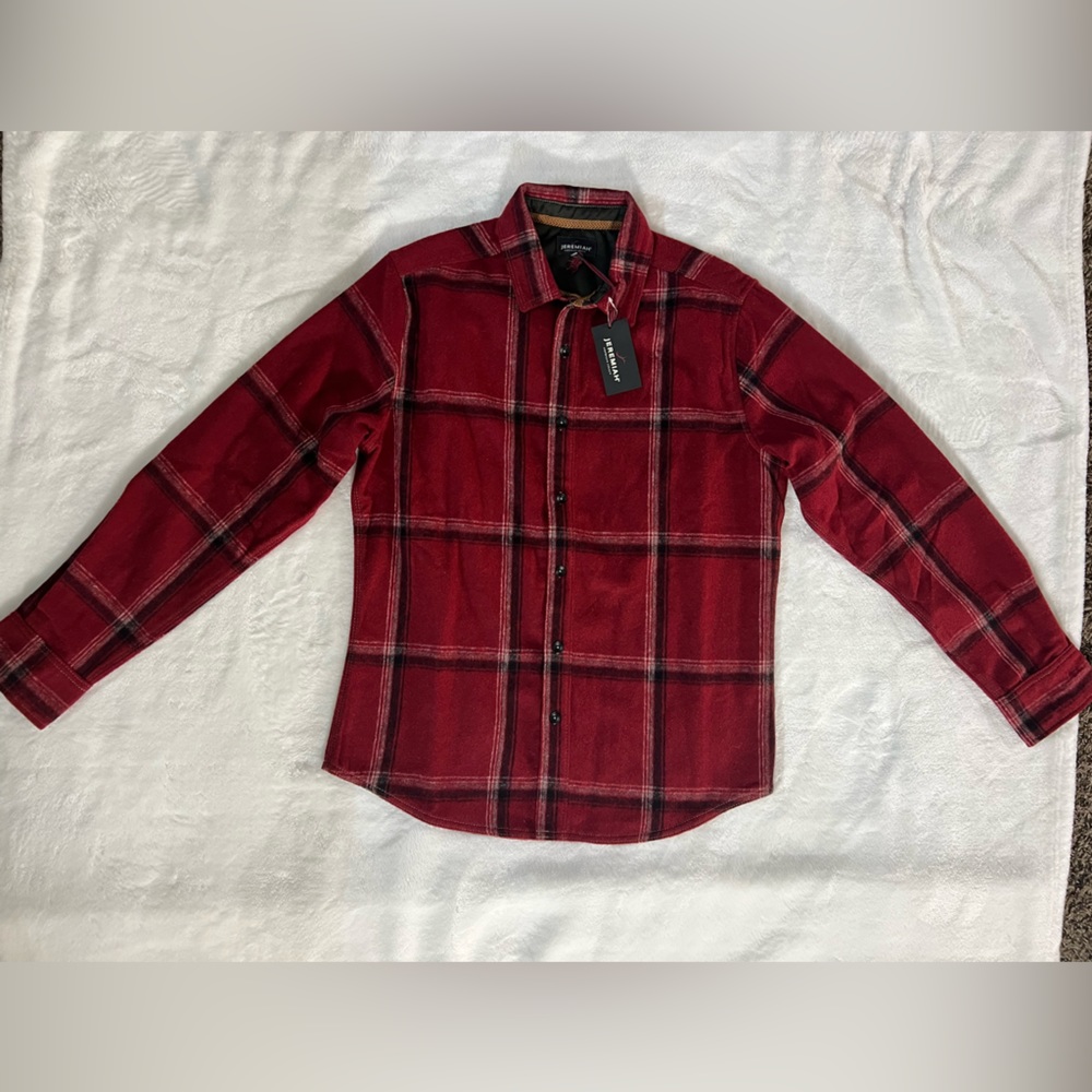 Jeremiah American Legacy Shirt Jacket NWT - Mens  - Crimson Red   size S